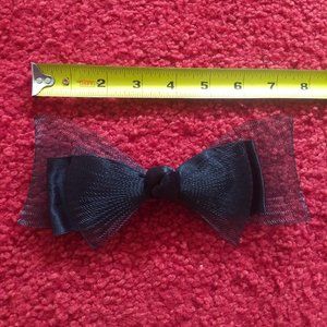 vintage 80s NWOT handmade bow hair barrette clip